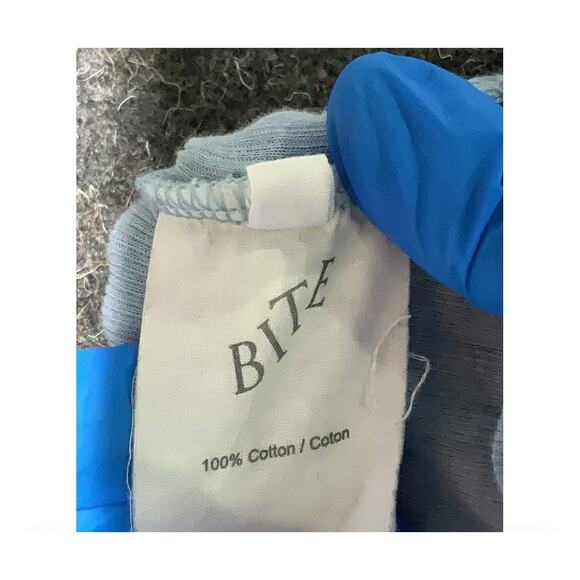 Bite Studios Cotton Tank Top Blue Cotton Sleeveless Small - Picture 5 of 5